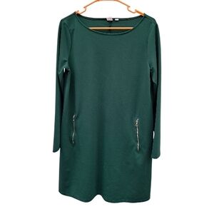 Gap Green Long Sleeve Dress